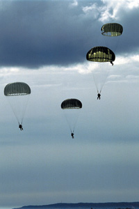 Solo Parachute Jump
