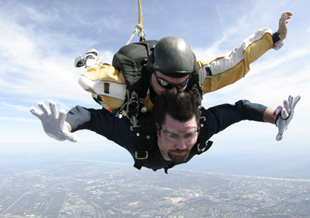 Tandom Skydive Freefall
